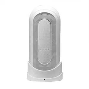 Tenga Flip Zero Electronic vibruojantis masturbatorius, baltas, 180 mm