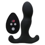Aneros Vice 2 prostatos masažuoklis, juodas, 10,8 cm
