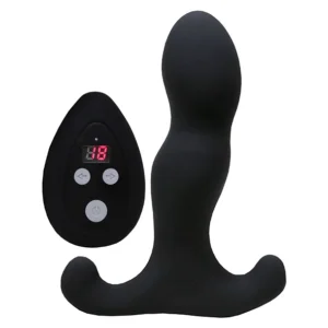 Aneros Vice 2 prostatos masažuoklis, juodas, 10,8 cm