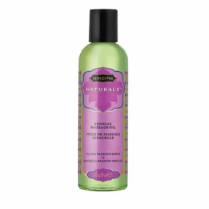 KamaSutra Naturals masažo aliejus, pasiflorų ir uogų kvapo, 59 ml