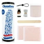 Cloneboy Delftware dildo liejimo rinkinys su mėlynu ir baltu motyvu
