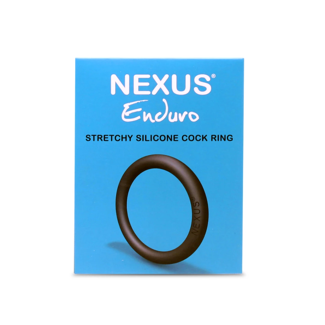 Nexus Enduro silikoninis penio žiedas, juodas, universalus dydis - Image 2