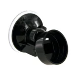 Fleshlight Shower Mount masturbatoriaus laikiklis su siurbtuku, juodas