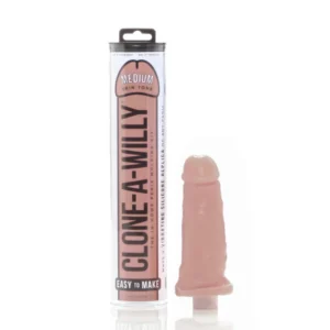 Clone A Willy dildo gamybos rinkinys, vidutinio rudumo kūno spalvos