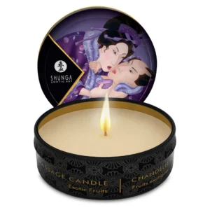 Shunga Exotic Fruits masažo žvakė, 30 ml