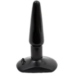 Doc Johnson Classic Small analinis kaištis, juodas, 10 cm