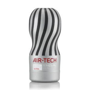 Tenga Air-Tech Ultra rankinis masturbatorius, baltas, 18,5 cm