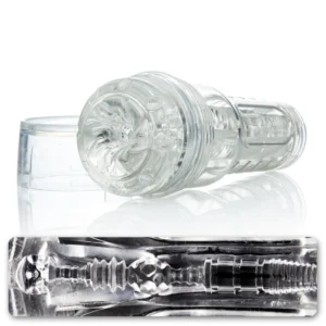 Fleshlight GO Torque Ice rankinis masturbatorius, skaidrus