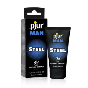 pjur Man Steel masažo gelis su paprikų ekstraktu, 50 ml