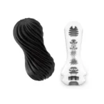Tenga Flex Rocky Black rankinis masturbatorius, juodas