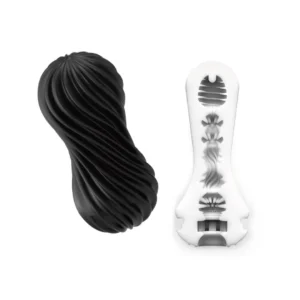 Tenga Flex Rocky Black rankinis masturbatorius, juodas
