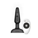B-Vibe Trio Plug analinis kaištis, juodas, vidutinio dydžio