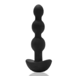 B-Vibe Triplet analiniai karoliukai, vibruojantys, juodi, 11,7 cm