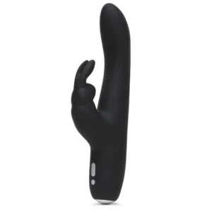Fifty Shades of Grey Greedy Girl Slimline kiškio tipo vibratorius, juodas