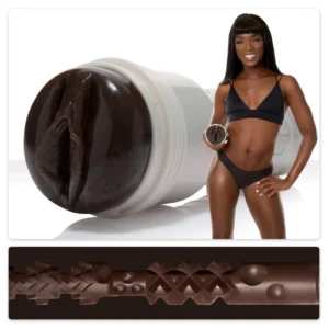 Fleshlight Ana Foxxx Silk rankinis masturbatorius, šokolado spalvos