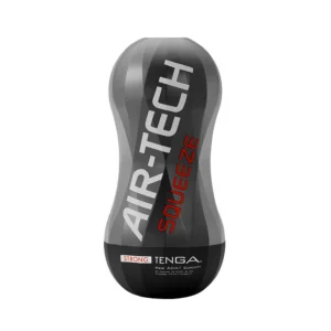 Tenga Air-Tech Squeeze rankinis masturbatorius, standesnis, juodas
