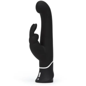 Happy Rabbit G-Spot Stroker kiškio tipo vibratorius, juodas