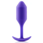 B-Vibe Snug Plug 2 analinis kaištis, violetinis, 114 g