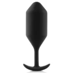 B-Vibe Snug Plug 4 analinis kaištis, juodas, 257 g