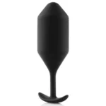 B-Vibe Snug Plug 5 analinis kaištis, juodas, 350 g