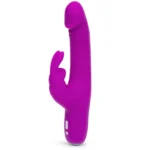 Happy Rabbit Realistic Slimline – violetinis silikoninis USB