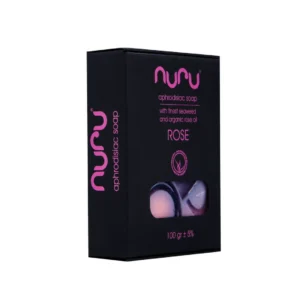Nuru Soap Rose rankų darbo muilas su rožių aromatu, 100 g