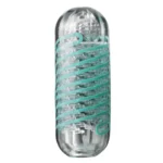 Tenga Spinner 04 Pixel rankinis masturbatorius, skaidrus, 13 cm