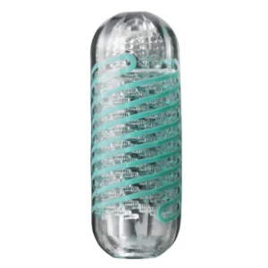 Tenga Spinner 04 Pixel rankinis masturbatorius, skaidrus, 13 cm