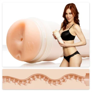 Fleshlight Maitland Ward rankinis masturbatorius, skaidrus