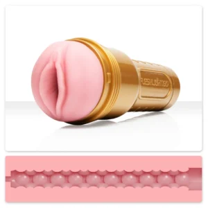 Fleshlight GO STU rankinis masturbatorius, auksinis, 17,8 cm