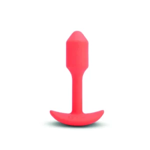 B-Vibe Snug 1 vibruojantis analinis kaištis, oranžinis, 62 g