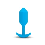 B-Vibe Snug 3 vibruojantis analinis kaištis, mėlynas, 160 g