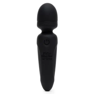 Fifty Shades of Grey Sensation Mini Wand wand tipo masažuoklis, juodas