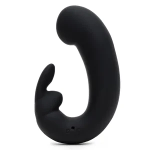 Fifty Shades of Grey Sensation G-Spot Rabbit kiškio tipo vibratorius, juodas