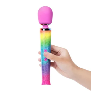 Le Wand Petite wand tipo masažuoklis, vaivorykštės spalvų