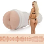 Fleshlight Elsa Jean Treat realistinis masturbatorius, skaidrus
