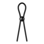 Nexus Forge reguliuojamas silikoninis penio žiedas, juodas, 30 cm