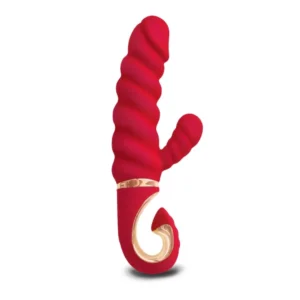 Gvibe Gcandy Mini kiškio tipo vibratorius, koralų spalvos, 19 cm