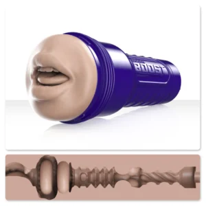 Fleshlight Boost Blow rankinis masturbatorius, šviesios vidutinės kūno spalvos