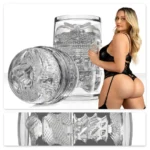 Fleshlight Quickshot Mia Malkova rankinis masturbatorius, skaidrus