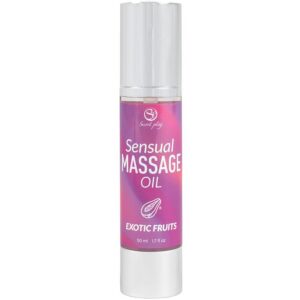 Secret Play masažo aliejus, egzotinių vaisių aromato, 50 ml