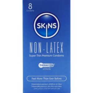 SKINS — latekso neturintys prezervatyvai, 8 vnt.