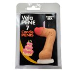 Diverty Sex Diablo Picante erotinė žvakė, skaičius 7, kūno spalvos