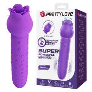 Pretty Love Dannell klitorio stimuliatorius, violetinis