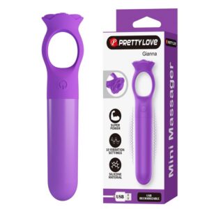 Pretty Love Giana mini vibratorius, violetinis
