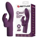 DILDOS OLIVIA įkraunamas rabbit vibrator, 10 režimų