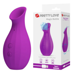 HIGH TECH MAGIC BOTTLE — įkraunamas klitorio siurblys, violeti