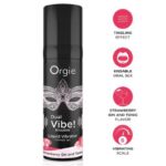 Orgie Dual Vibe skystas vibratorius, braškių ir džino su toniku skonio, 15 ml