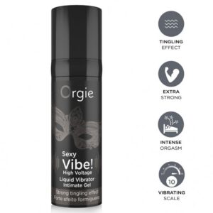 Orgie Sexy Vibe skystas vibratorius, itin stiprus, 15 ml