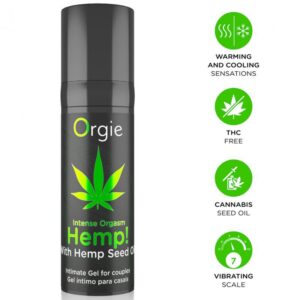 Orgie HEMP stimuliuojantis gelis, 15 ml